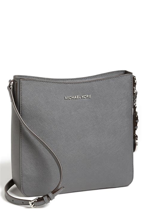 michael kors jet set grau|michael kors crossbody tas.